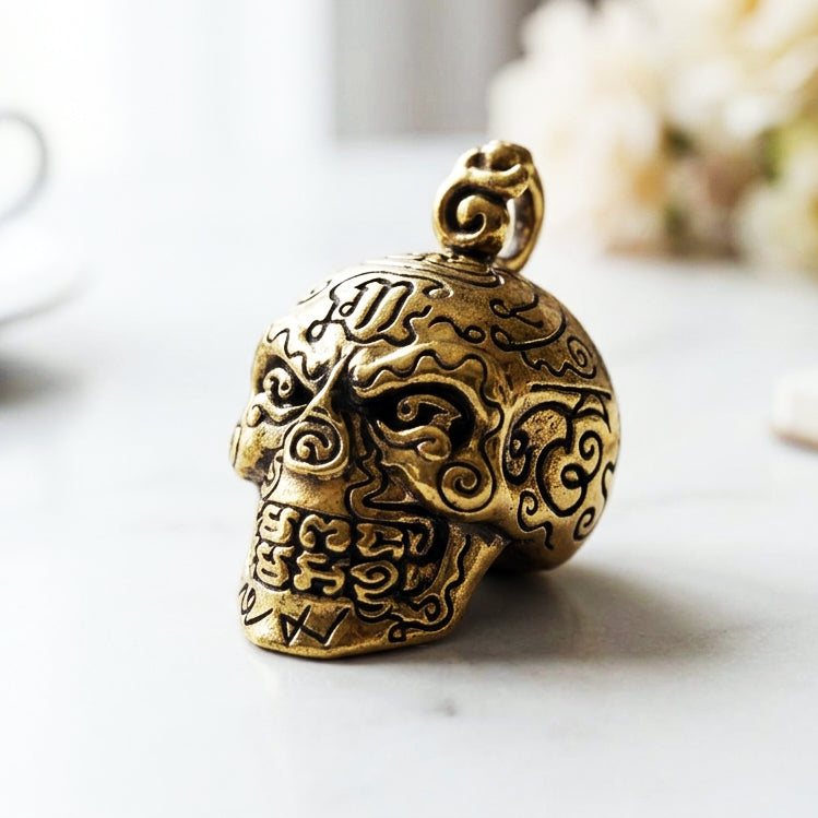 💀 First Edition "Golden Skull" (Sap Mang Khang): The Sovereign Talisman of Truth, Wealth, and Ancient Influence