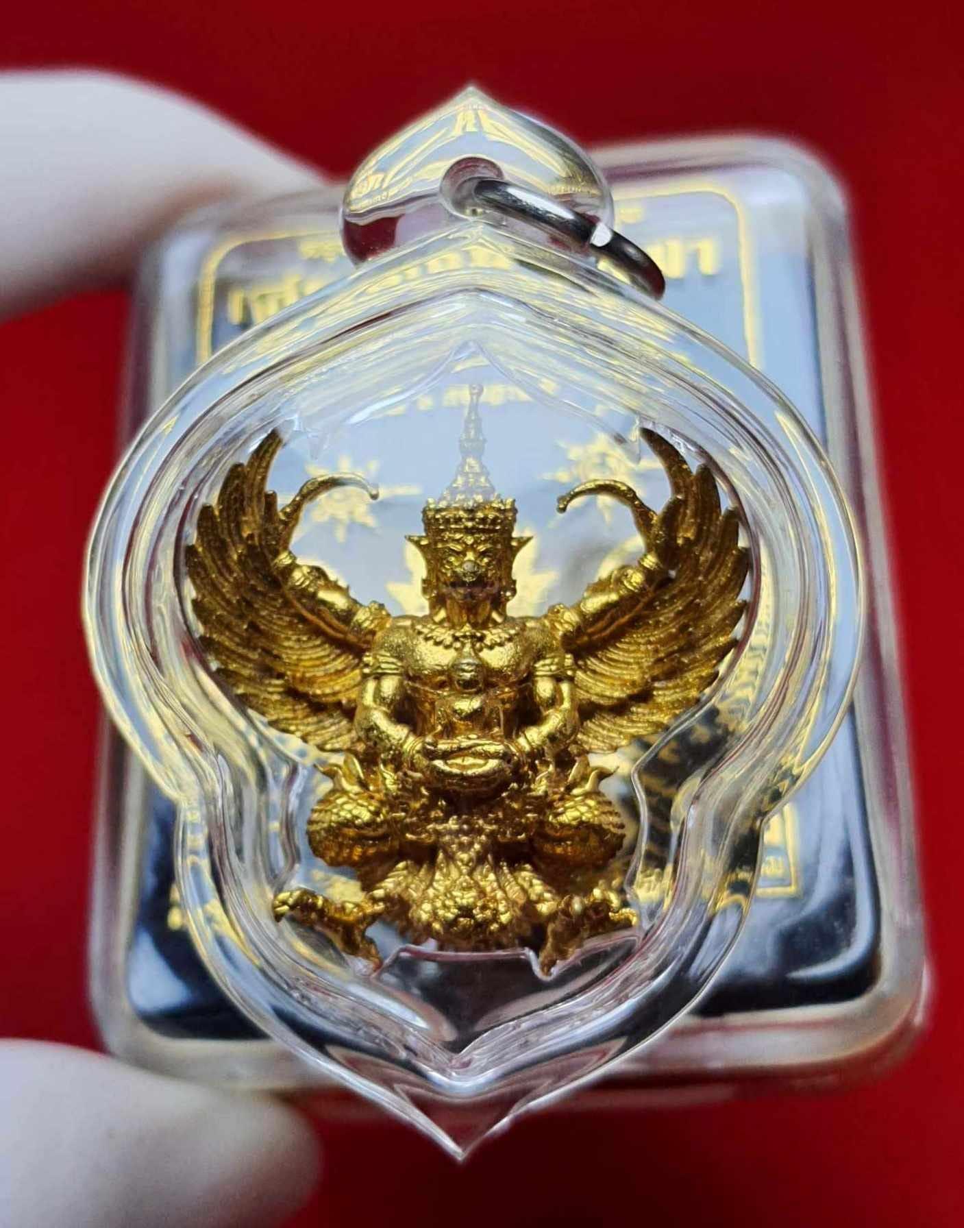 🪙 “Flowing‑Wealth Garuda Tycoon Crest – Large Prosperity & Protection Guardian from Wat Phra Mahathat, Ban Chiang Golden Alloy”