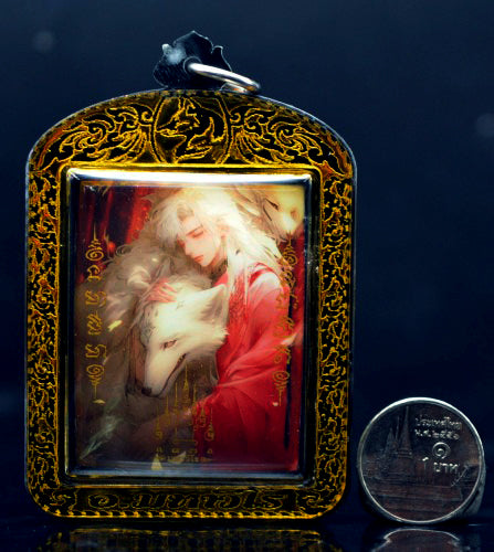✨ Fox Man Amulet Locket – Supreme Charm and Spiritual Protection by Phra Ajarn Amnat, Wat Maha Viro