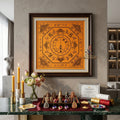 ✨👑 Sacred Srivijaya Sovereign Blessing Yantra Cloth - Achan Plian Hatya Non 2019 Legacy Scroll, Omnidirectional Wealth Attraction Shield, Premium Corporate Authority Spiritual Wall Art
