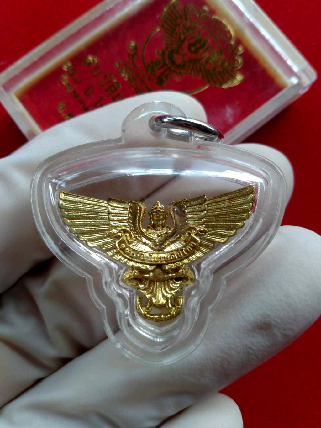 🦅 Garuda Treasure Guardian Coin – 140th Thailand Post Legacy Amulet from Wat Kru Tharam, Ayutthaya