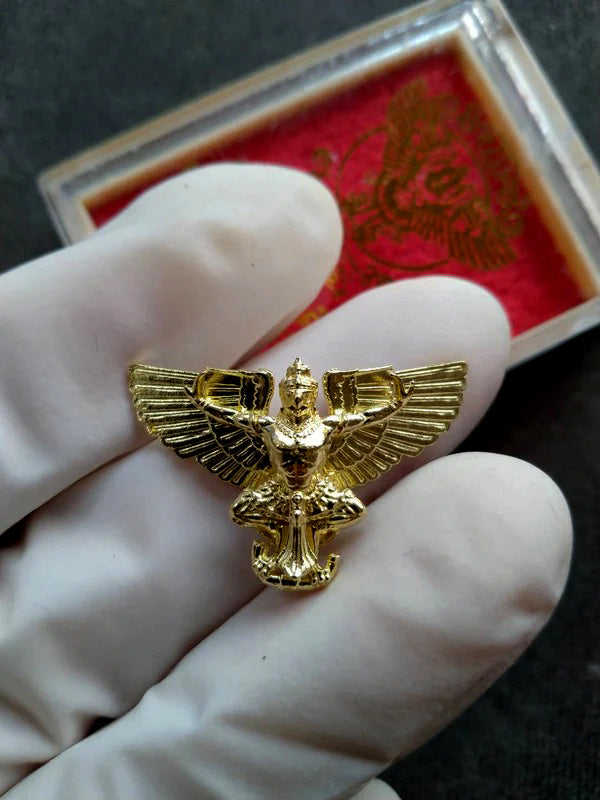 🦅 Garuda Treasure Guardian Coin – 140th Thailand Post Legacy Amulet from Wat Kru Tharam, Ayutthaya Normal