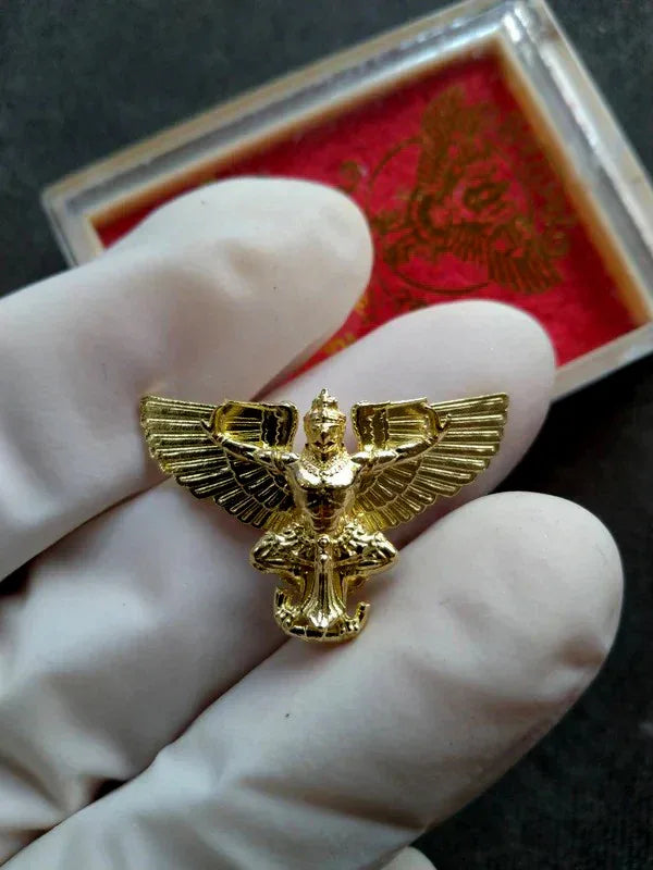 🦅 Garuda Treasure Guardian Coin – 140th Thailand Post Legacy Amulet from Wat Kru Tharam, Ayutthaya Normal