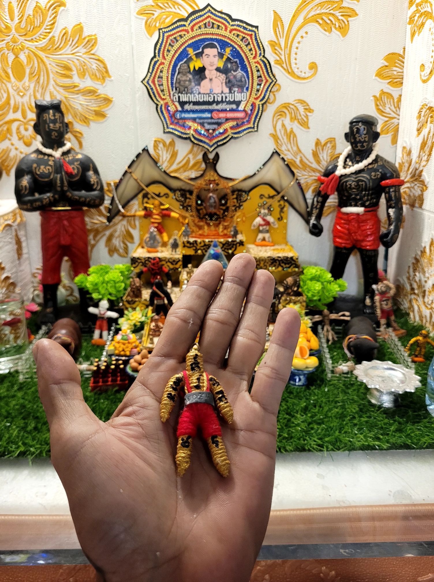 🗡️ Golden Deva Hoon Payont Wealth Guardian – Blessed by Luang Pu Im, Wat Thung Na Mai