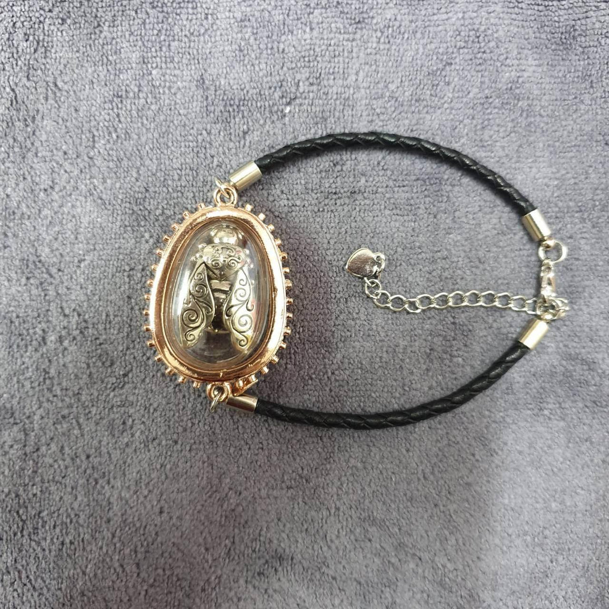 Thai Golden Bee Amulet for Wealth by Master Kruba Tao - Attract Prosperity and Abundance