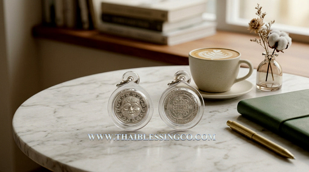 ✨ Sacred Gorgon Medusa "The Divine Gaze": 3rd Edition Mystical Copper & Silver Protection Coin – Consecrated by Grandmaster Arjan Kom (Suphanburi) for Absolute Defense Against Spirits, Demons, and Malicious Intent