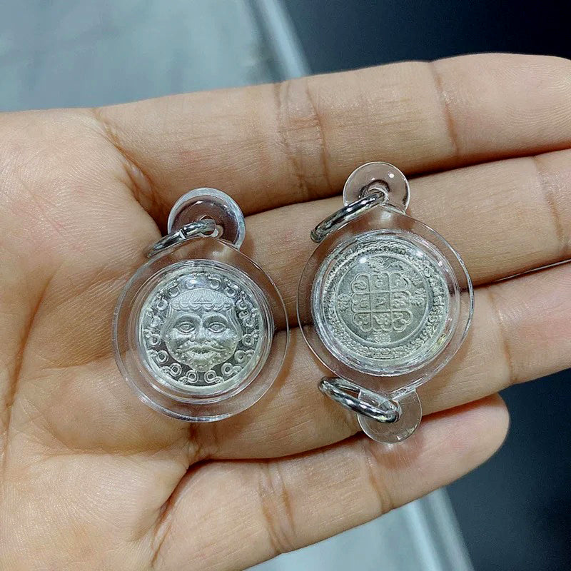 ✨ Sacred Gorgon Medusa "The Divine Gaze": 3rd Edition Mystical Copper & Silver Protection Coin – Consecrated by Grandmaster Arjan Kom (Suphanburi) for Absolute Defense Against Spirits, Demons, and Malicious Intent