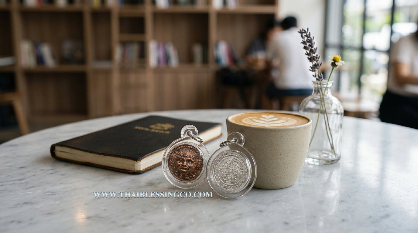 ✨ Sacred Gorgon Medusa "The Divine Gaze": 3rd Edition Mystical Copper & Silver Protection Coin – Consecrated by Grandmaster Arjan Kom (Suphanburi) for Absolute Defense Against Spirits, Demons, and Malicious Intent