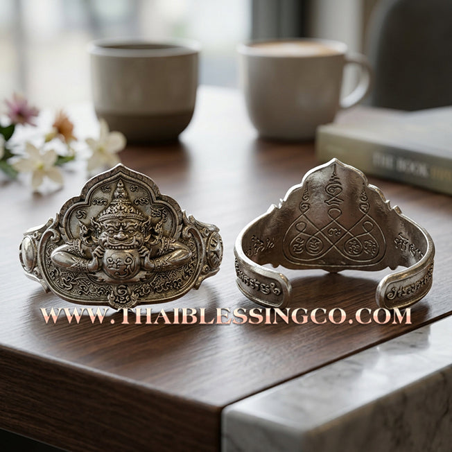 ✨🛡️ Grand Phraya Rahu "Nuea Duang" Destiny-Transcending Bracelet: Master Achan Plian Hatyanon (2024 Sao 5 Edition) – The Supreme Alchemical Polished Alpaca Talisman for Absolute Power, Fortune, and Fate Control