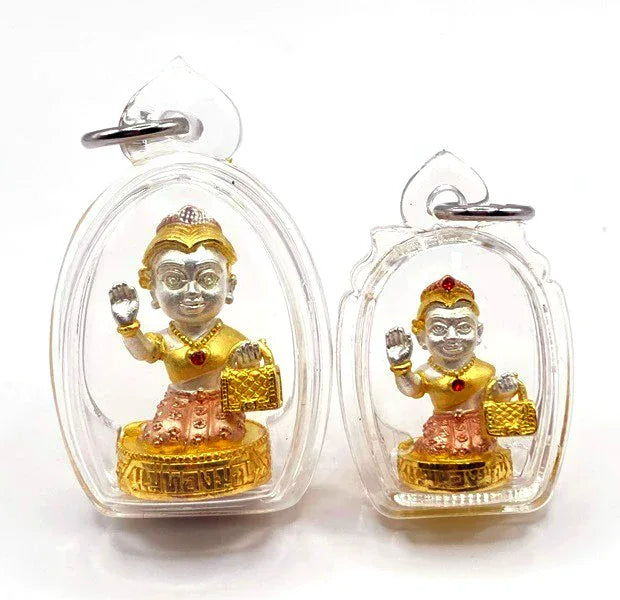 ✨ Grand Wealth Calling – Mae Thongmanee Large Prosperity Statue by Kruba Tao for Abundance, Charm & Business Success