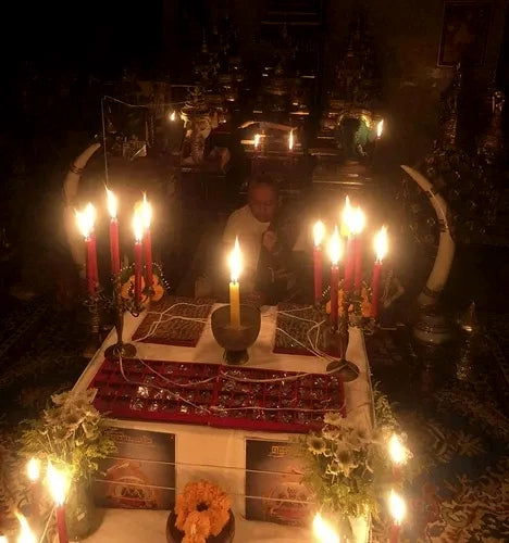 🌌 Supreme Wish-Granting Deity: "Pu Kai Kaew" Locket by Ajarn Nan Kong (Lanna Magic) – Unlock Wealth & Influence