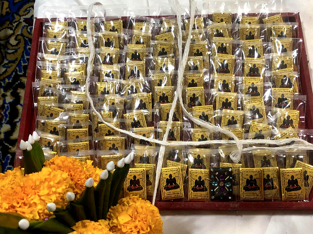 🌌 Supreme Wish-Granting Deity: "Pu Kai Kaew" Locket by Ajarn Nan Kong (Lanna Magic) – Unlock Wealth & Influence