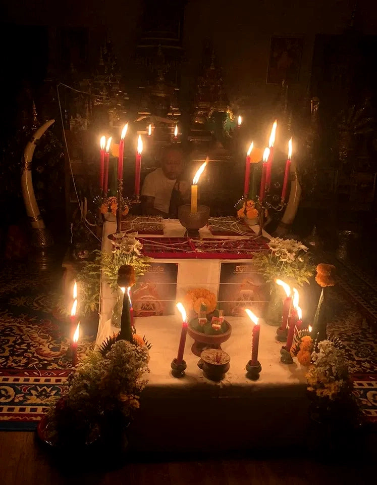 🌌 Supreme Wish-Granting Deity: "Pu Kai Kaew" Locket by Ajarn Nan Kong (Lanna Magic) – Unlock Wealth & Influence