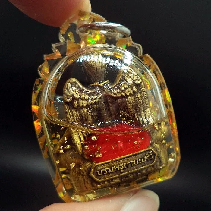 🌓 “Grandmaster Kai Kaeo” – Large Mystic Alloy Oil‑Sealed Amulet by Ajarn Nan Khong (Khongsak), Lanna Sorcery Lineage for Success, Protection & Hidden Fortune