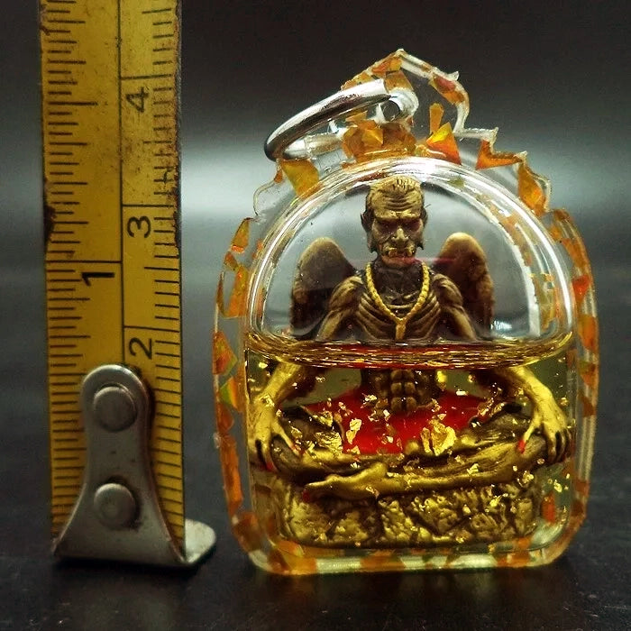🌓 “Grandmaster Kai Kaeo” – Large Mystic Alloy Oil‑Sealed Amulet by Ajarn Nan Khong (Khongsak), Lanna Sorcery Lineage for Success, Protection & Hidden Fortune