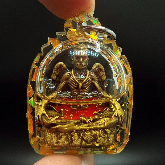 🌓 “Grandmaster Kai Kaeo” – Large Mystic Alloy Oil‑Sealed Amulet by Ajarn Nan Khong (Khongsak), Lanna Sorcery Lineage for Success, Protection & Hidden Fortune