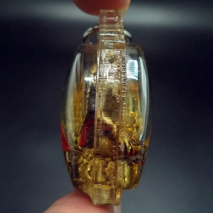 🌓 “Grandmaster Kai Kaeo” – Large Mystic Alloy Oil‑Sealed Amulet by Ajarn Nan Khong (Khongsak), Lanna Sorcery Lineage for Success, Protection & Hidden Fortune