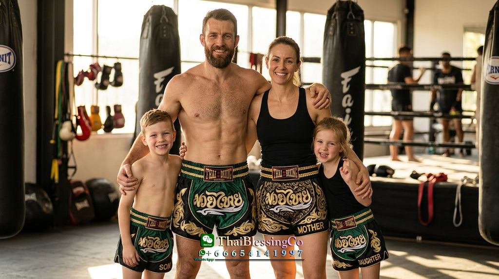 🥊The Warrior’s Glory: Authentic Premium Thai Pattern Muay Thai Shorts – Double-Layered Professional Satin Boxing Trunks, Handcrafted Factory-Direct Export Grade for Adults and Kids (Green and black Muay Thai shorts)