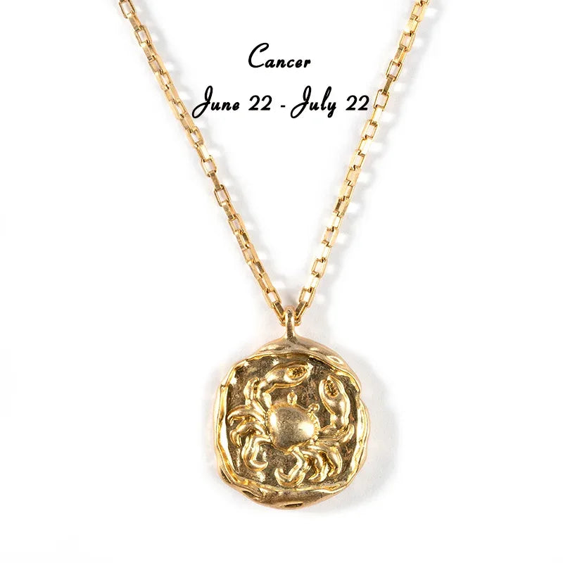 ✨ Zodiac Necklace Constellation Necklaces – Complete Set of 12 Astrology Pendants | Unisex Jewelry for Aries, Taurus, Gemini, Cancer, Leo, Virgo, Scorpio, Sagittarius, Capricorn, Pisces WB220801011G599 As pictures