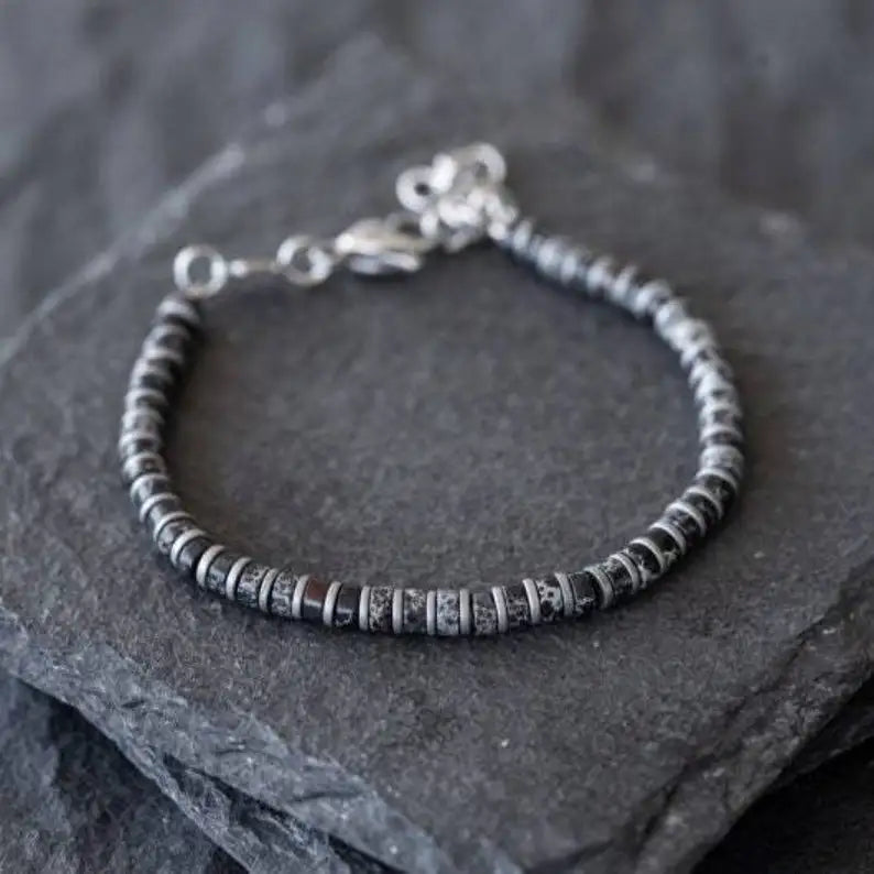 ✨ Men’s Cross Religious Bracelet – Classic Christian Jewelry for Men – Symbol of Faith and Strength A11