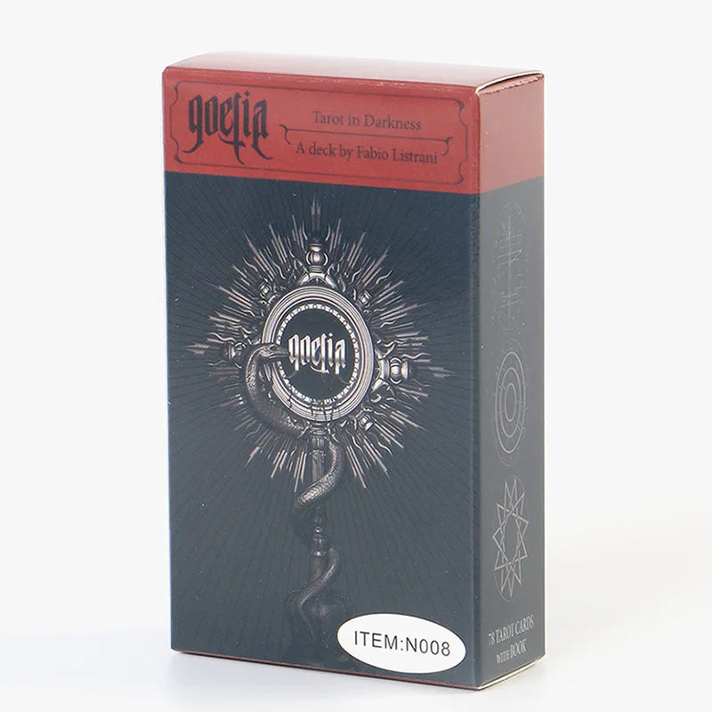 🌙 Goelia Tarot Deck – Mysterious 78 Cards for Spiritual Readings and Private Board Game Fun