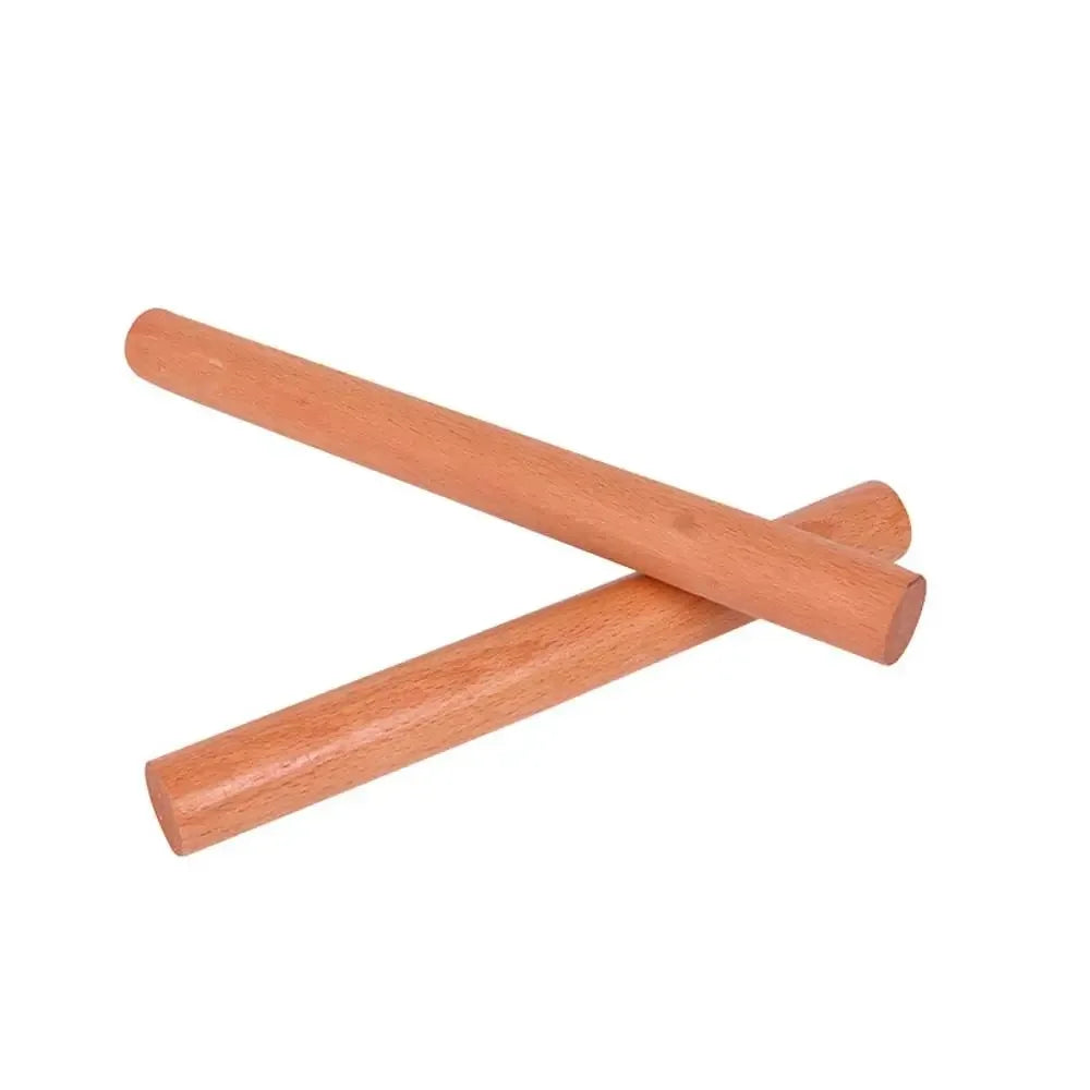 Portable Natural Wooden Rolling Pin – Solid Beech Dough Roller for Cooking & Baking, Non-stick & Durable Kitchen Tool (Multiple Sizes)﻿