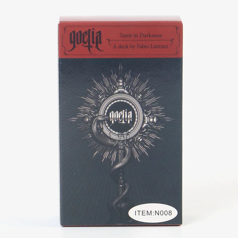 🌙 Goelia Tarot Deck – Mysterious 78 Cards for Spiritual Readings and Private Board Game Fun