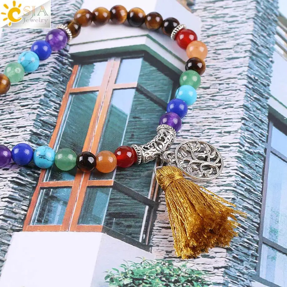 📿 108 Bead Rose Quartz & Tiger Eye Mala: 7 Chakra Healing Wrap Bracelet & Necklace – Heart Healing, Confidence & Meditation Prayer Beads