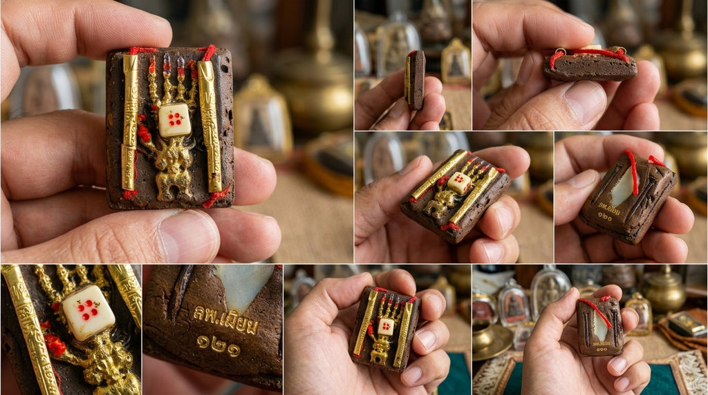 ✨ Imperial Gilded Palm of Infinite Abundance "Fa-Meu Rap Sap": Sacred Wealth-Catching Talisman for Financial Dominance and Commercial Victory by Luang Phor Mian, Wat Janeang