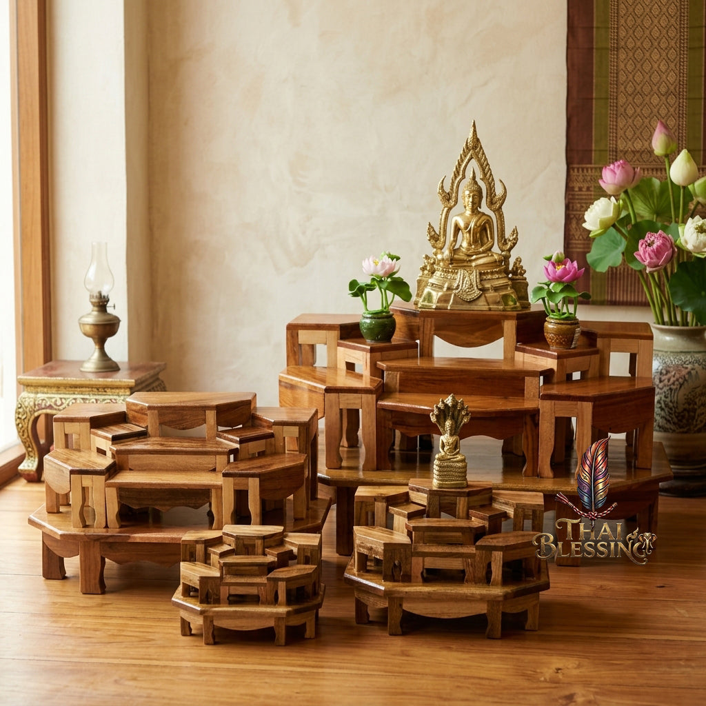 🔱 Handcrafted Premium Hardwood Corner Altar Stand (The Sovereign Geometric Matrix): The Ultimate Space-Saving, High-Vibration Corner Solution for Home Altars, Executive Suites & Limited Spiritual Spaces!