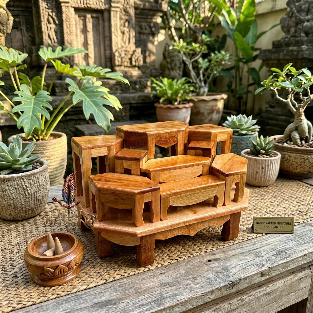 🔱 Handcrafted Premium Hardwood Corner Altar Stand (The Sovereign Geometric Matrix): The Ultimate Space-Saving, High-Vibration Corner Solution for Home Altars, Executive Suites & Limited Spiritual Spaces!