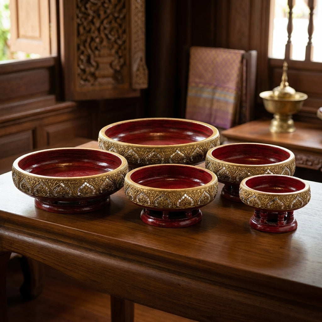 🔱 Handcrafted Traditional Borderless Lotus Wooden Tray Series – The Ultimate Regal Grounding Base for Deities, Sacred Artifacts & Premium Staging!