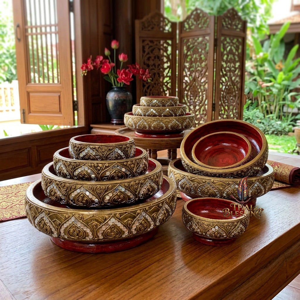 🔱 Handcrafted Traditional Borderless Lotus Wooden Tray Series – The Ultimate Regal Grounding Base for Deities, Sacred Artifacts & Premium Staging!