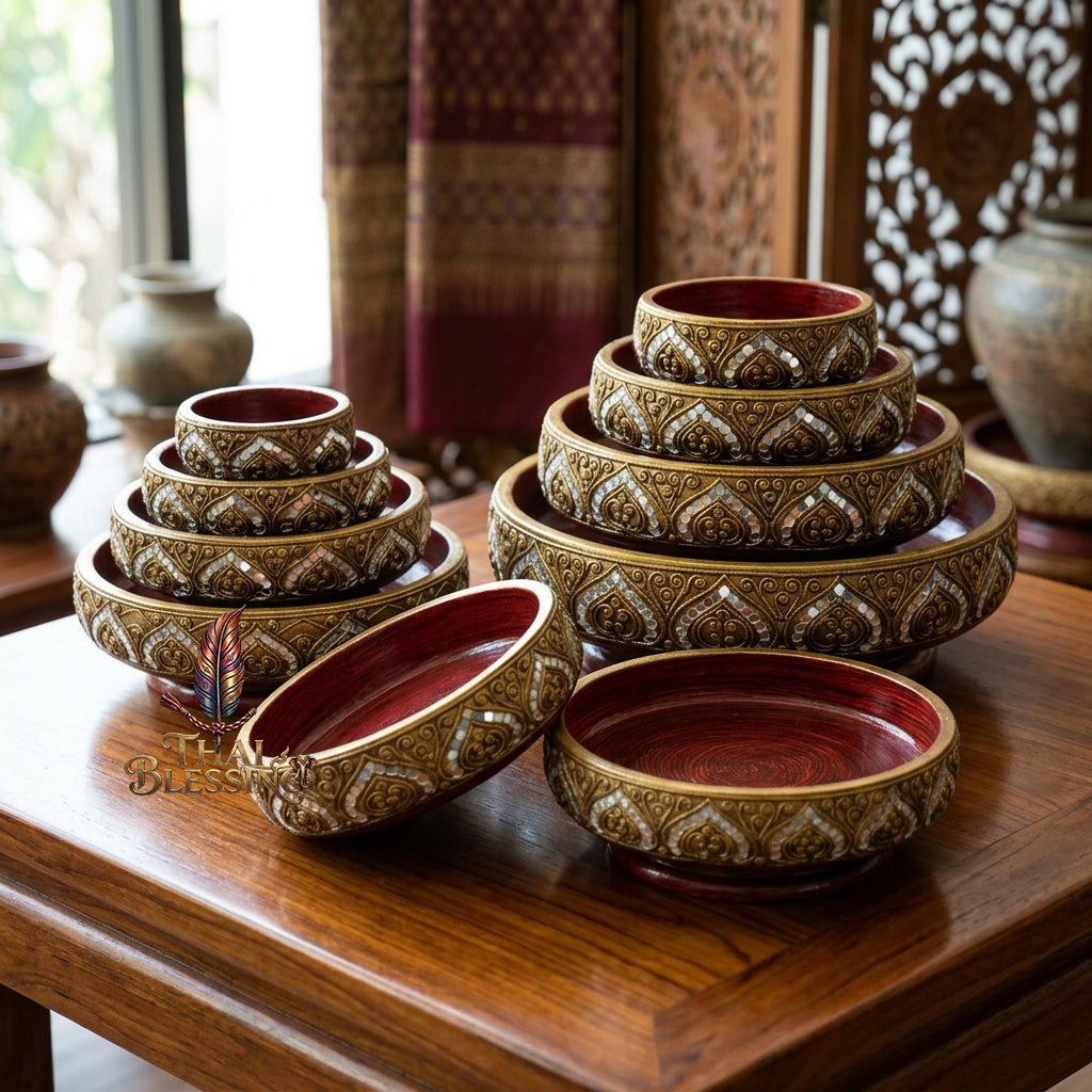 🔱 Handcrafted Traditional Borderless Lotus Wooden Tray Series – The Ultimate Regal Grounding Base for Deities, Sacred Artifacts & Premium Staging!