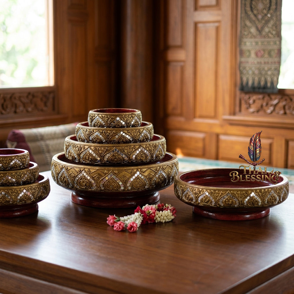 🔱 Handcrafted Traditional Borderless Lotus Wooden Tray Series – The Ultimate Regal Grounding Base for Deities, Sacred Artifacts & Premium Staging!