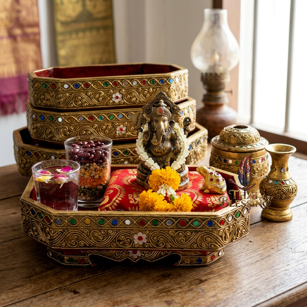 🔱 Handcrafted Traditional Hardwood Footed Tray Series – The Ultimate Elegant Grounding Foundation for Luxury Tea Sets, Fine Glassware & Elite Tabletop Organization!