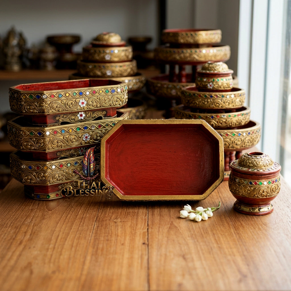 🔱 Handcrafted Traditional Hardwood Footed Tray Series – The Ultimate Elegant Grounding Foundation for Luxury Tea Sets, Fine Glassware & Elite Tabletop Organization!