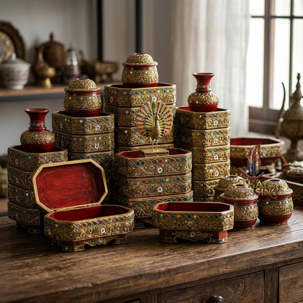 🔱 Handcrafted Traditional Hardwood Footed Tray Series – The Ultimate Elegant Grounding Foundation for Luxury Tea Sets, Fine Glassware & Elite Tabletop Organization!