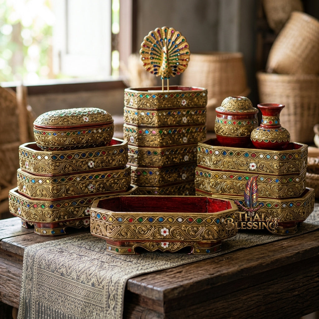 🔱 Handcrafted Traditional Hardwood Footed Tray Series – The Ultimate Elegant Grounding Foundation for Luxury Tea Sets, Fine Glassware & Elite Tabletop Organization!