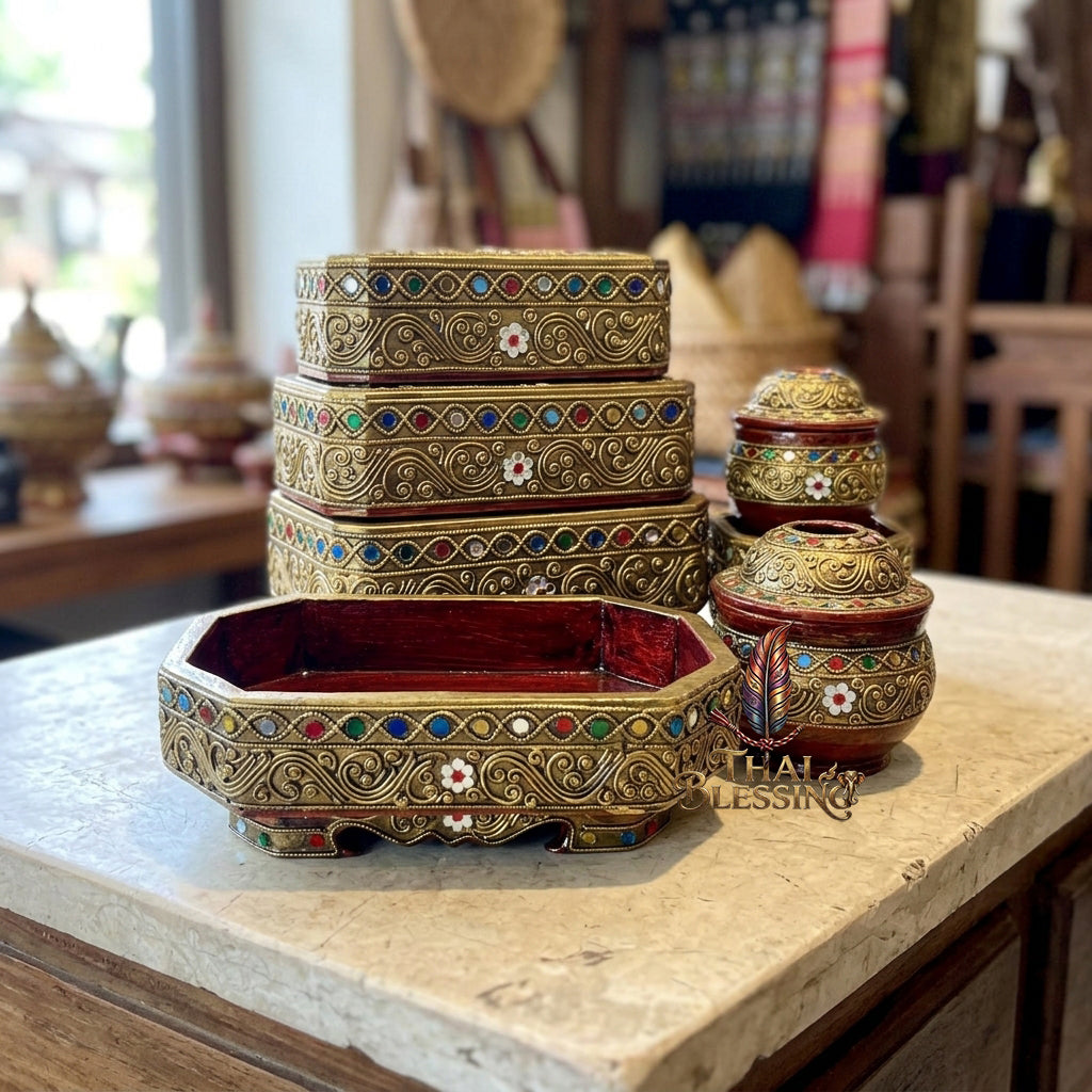 🔱 Handcrafted Traditional Hardwood Footed Tray Series – The Ultimate Elegant Grounding Foundation for Luxury Tea Sets, Fine Glassware & Elite Tabletop Organization!