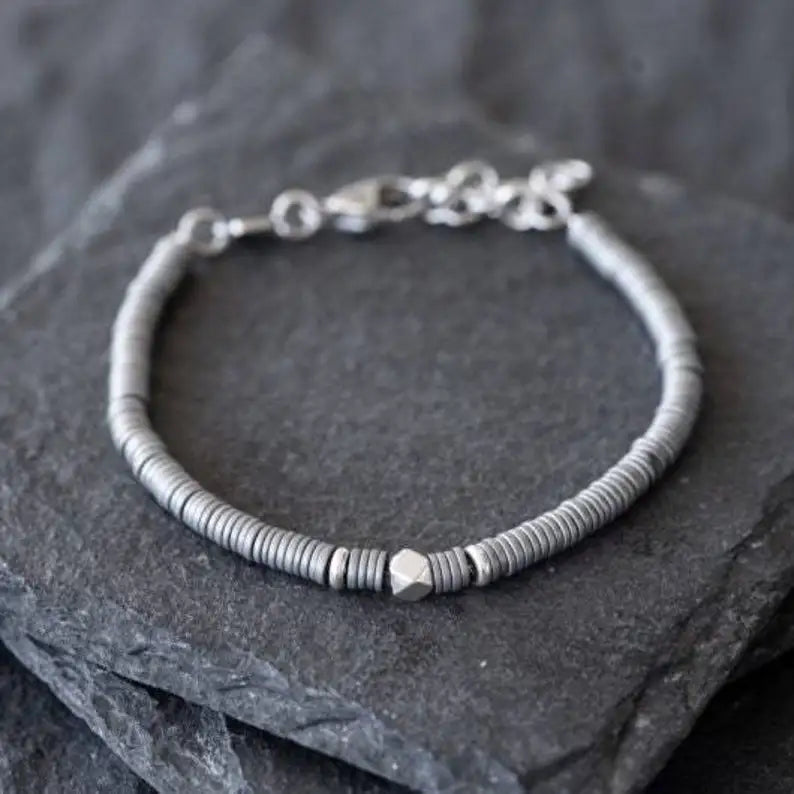 ✨ Men’s Cross Religious Bracelet – Classic Christian Jewelry for Men – Symbol of Faith and Strength A9