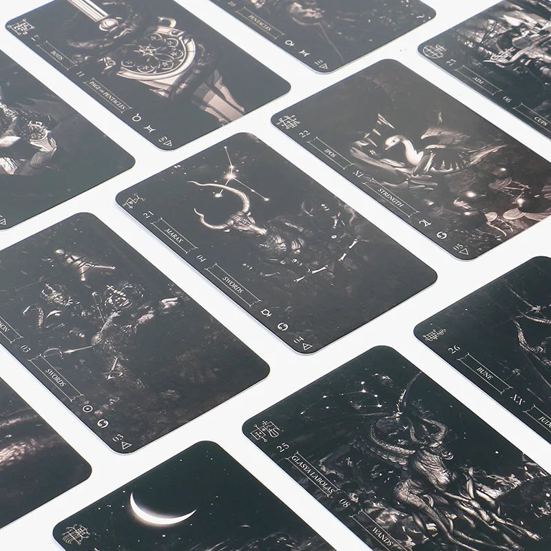 🌙 Goelia Tarot Deck – Mysterious 78 Cards for Spiritual Readings and Private Board Game Fun