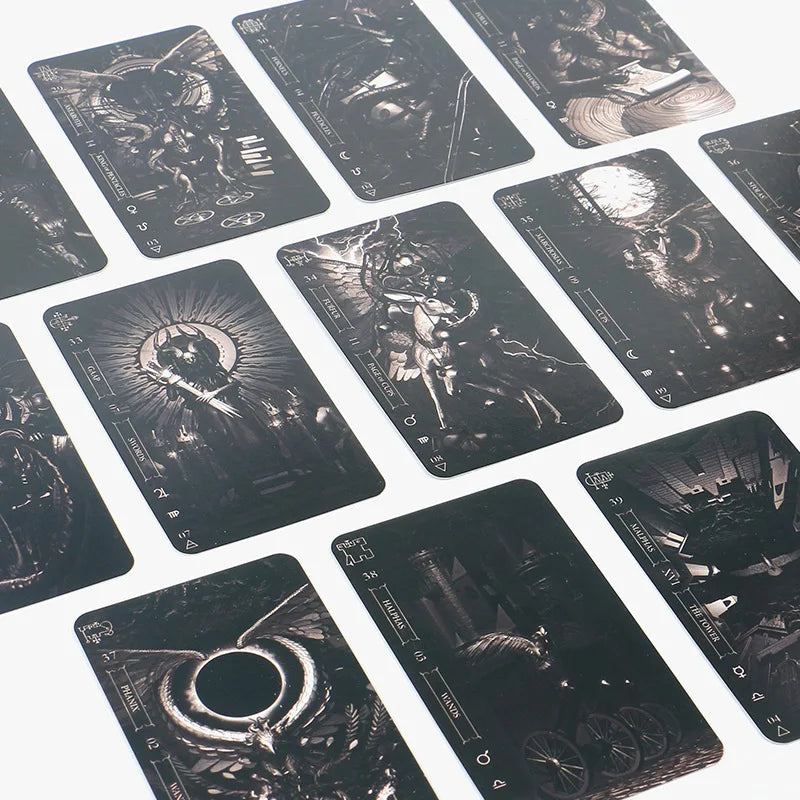 🌙 Goelia Tarot Deck – Mysterious 78 Cards for Spiritual Readings and Private Board Game Fun