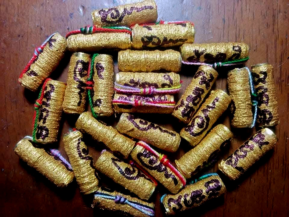 🌸 Heavenly Flower Takrud – Supreme Charm & Loving-Kindness by Luang Pu Im, Wat Thung Na Mai