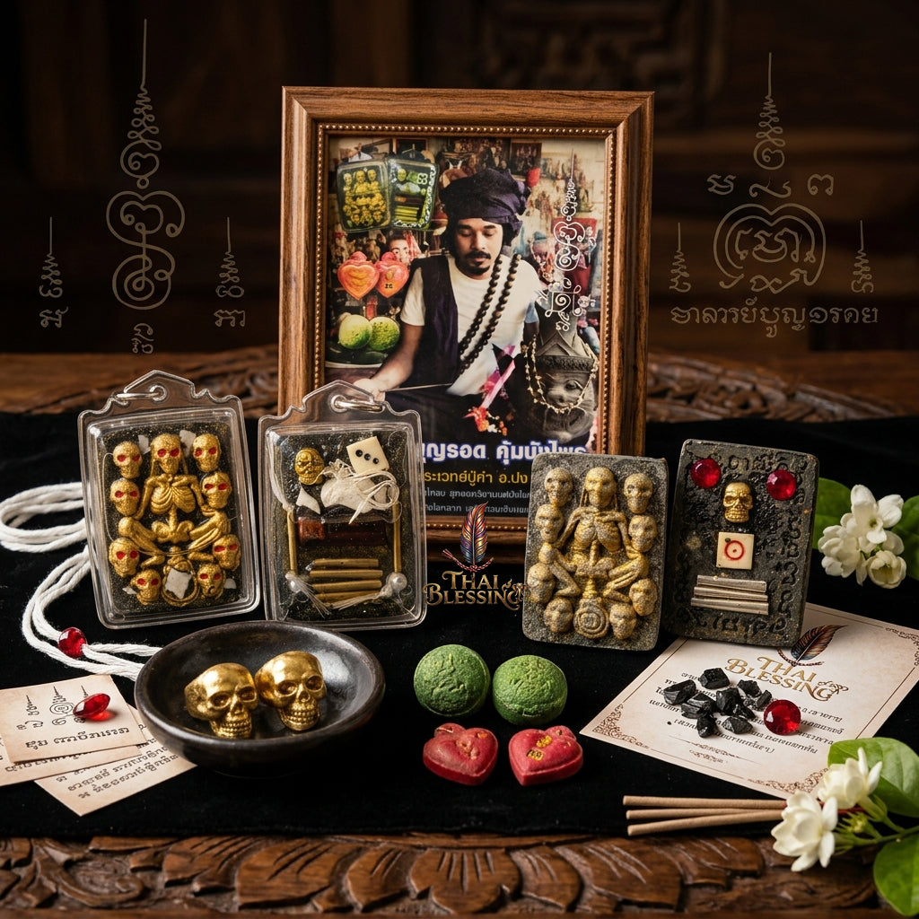 🔱 Hong Phrai Pan Thong (White Botanical &amp; Cemetery Soil Edition): The Sovereign Phantom Sentinel &amp; Ultimate Mercy Trust Engine The Elite High-Vibration Artifact for Corporate Favor, Luxury Trade Victory Total Shielding!