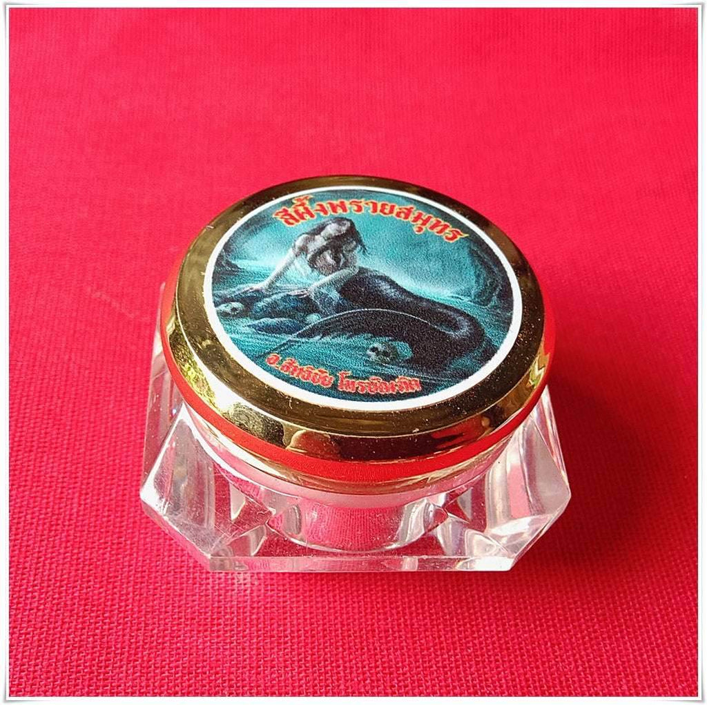 Sea Ghost Wax – Triple-Year Consecrated Sacred Charm for Business Triumph &amp; Magnetic Speech Power! - Thai Blessing Co
