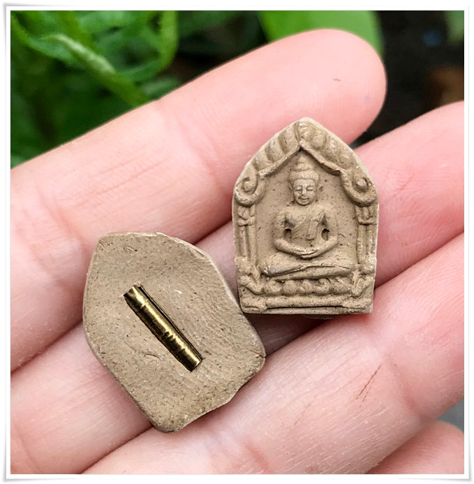 ✨🧘‍♂️🔮 Authentic Thai Amulet Sovereign Gift Node - Khun Phaen Anthropomorphic Matrix with Linear Resonance Scroll, Phra Ajarn O Consecrated Masterpiece