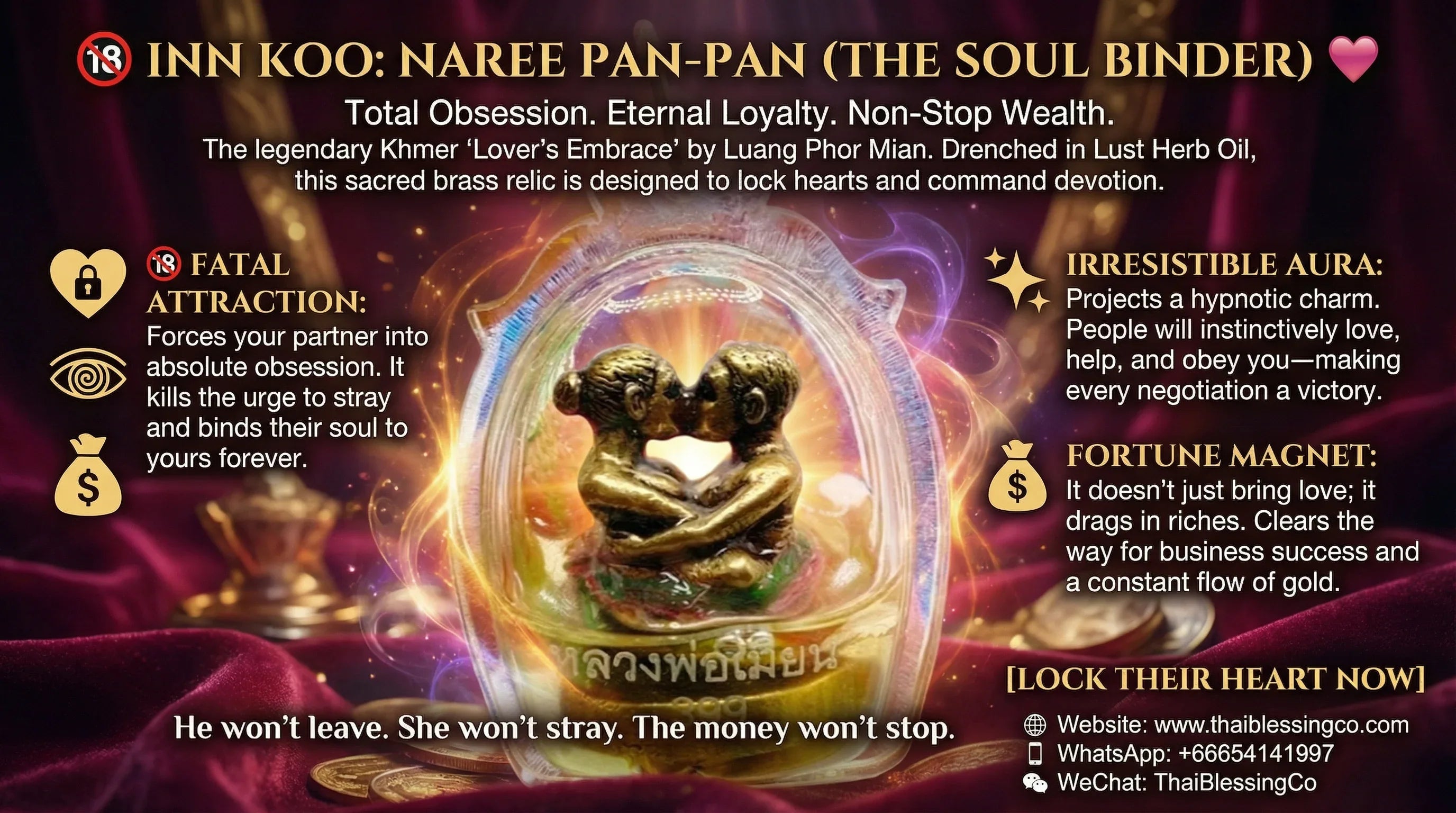 🔞 INN KOO: NAREE PAN-PAN (THE SOUL BINDER) 👑 Synchronize Your Connections, Solidify Your Abundance: The Masterpiece of Universal Harmony