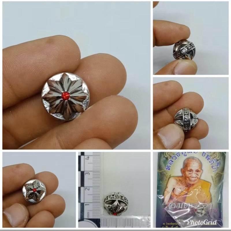 Immortal Speech Star of Fortune Orb | Luang Pu Sor Khantiko | Triple Consecration 2018 富贵之星符珠 Silver metal