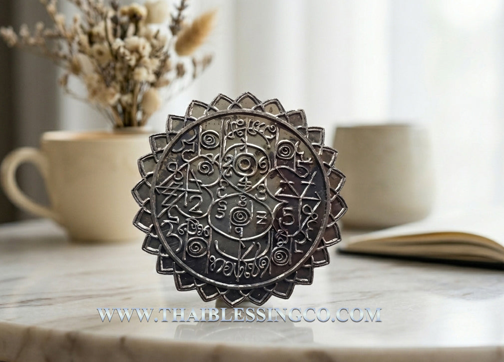 ✨ Imperial "Divine Lottery" Sovereign Medal (Rian Duang Hai Huay): The Numerology Engine for Angelic Guidance and Financial Windfalls by Luang Ta Chuan, Wat Khwang (Sacred B.E. 2555 Numerology Edition)